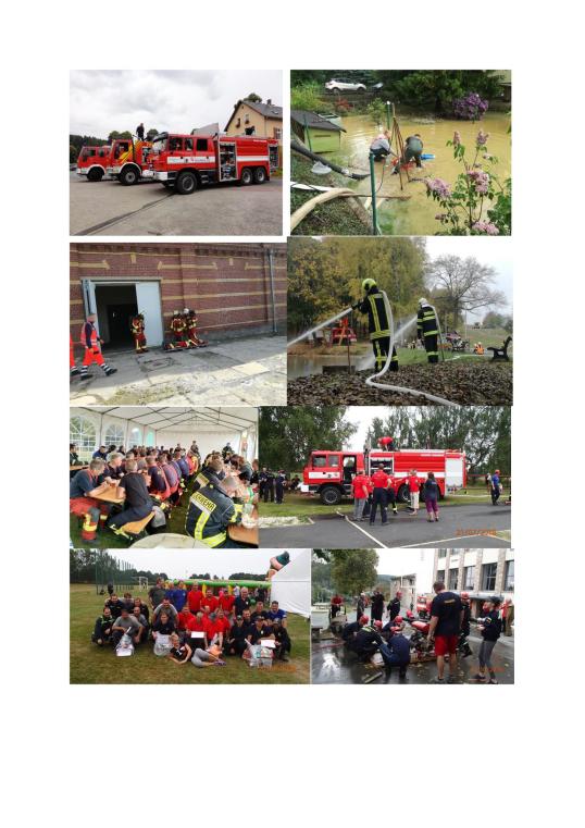 Spolupráce hasičů Krásná, Bad Elster a Adorf/Vogtl - hasiči a hasičská technika a vozidla
