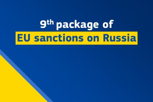 EU se dohodla na devátém balíčku sankcí vůči Rusku